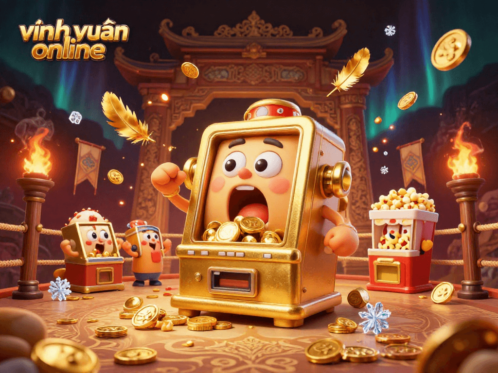 Win big with vĩnh xuân online as the golden slot machine hits its jackpot!
