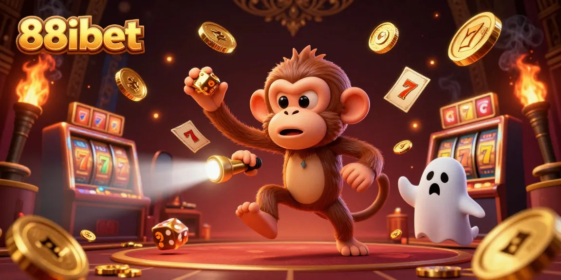 Experience thrilling slots at 88ibet with a playful poltergeist monkey and a curious puppy.
