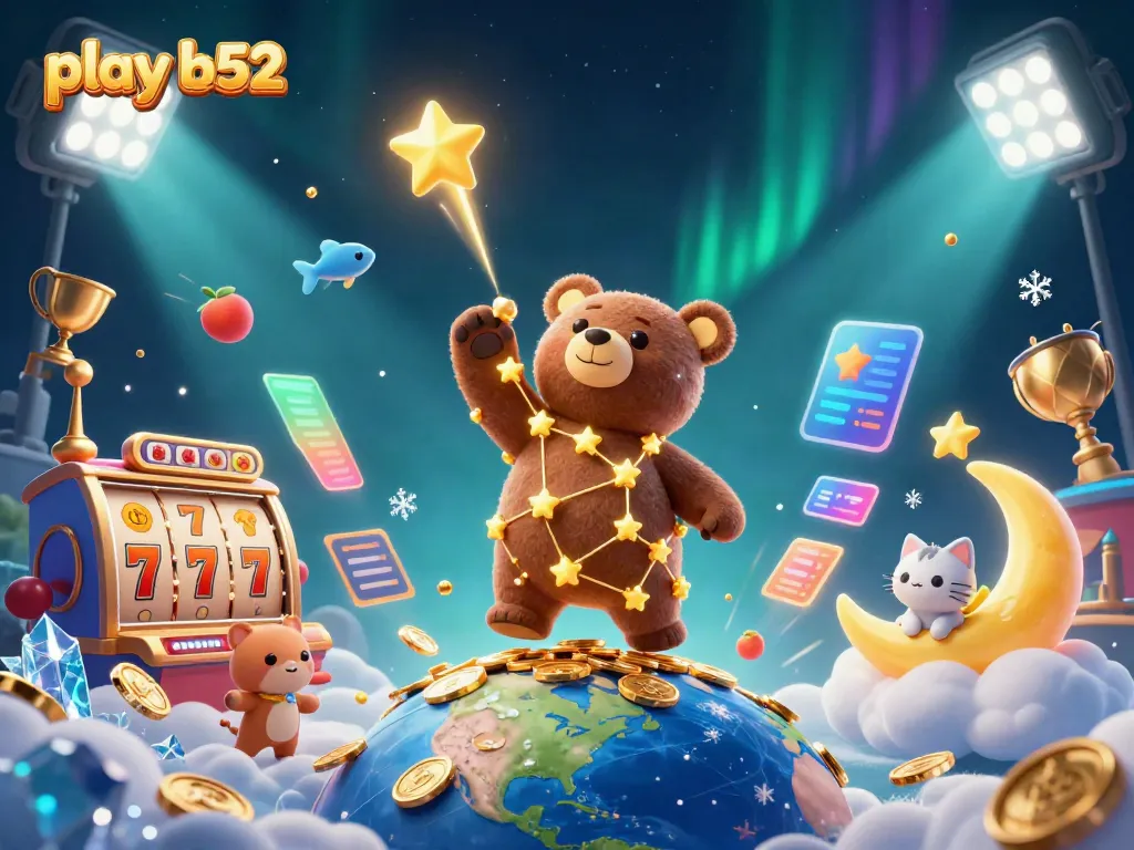 Play B52 and experience the thrill of jackpots in a vibrant casino scene.