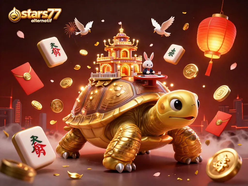 Permainan menarik di stars77 alternatif dengan dealer kelinci dan kura-kura emas
