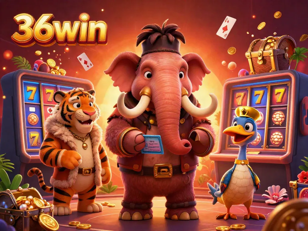 Experience the dynamic world of 36win with vibrant characters embodying the excitement of online gambling.