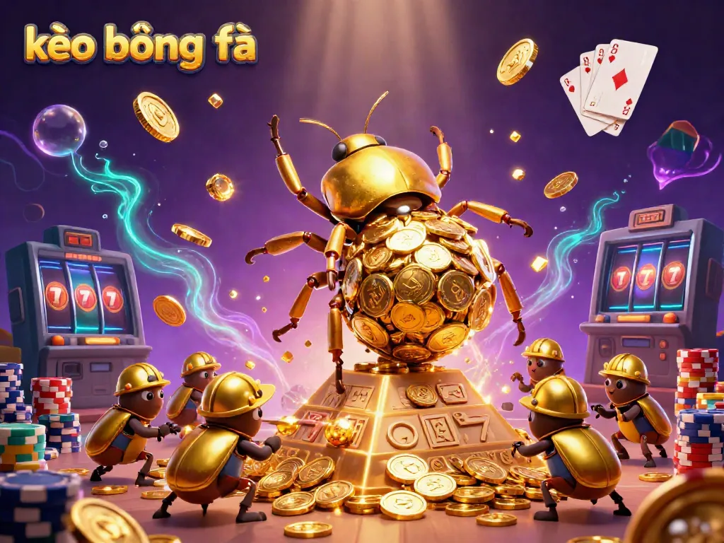 Engage with the thrilling world of kèo bóng đá through vibrant 3D casino illustration.