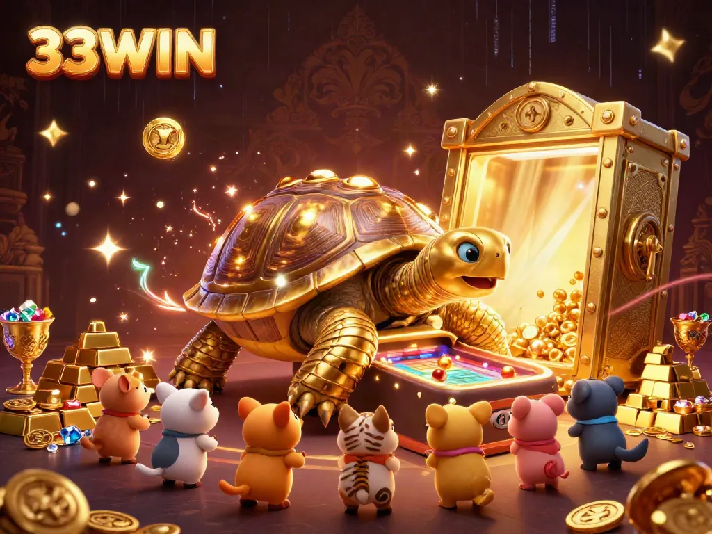 Engage in thrilling gameplay with 33WIN, experiencing the excitement of winning in a vibrant casino atmosphere.