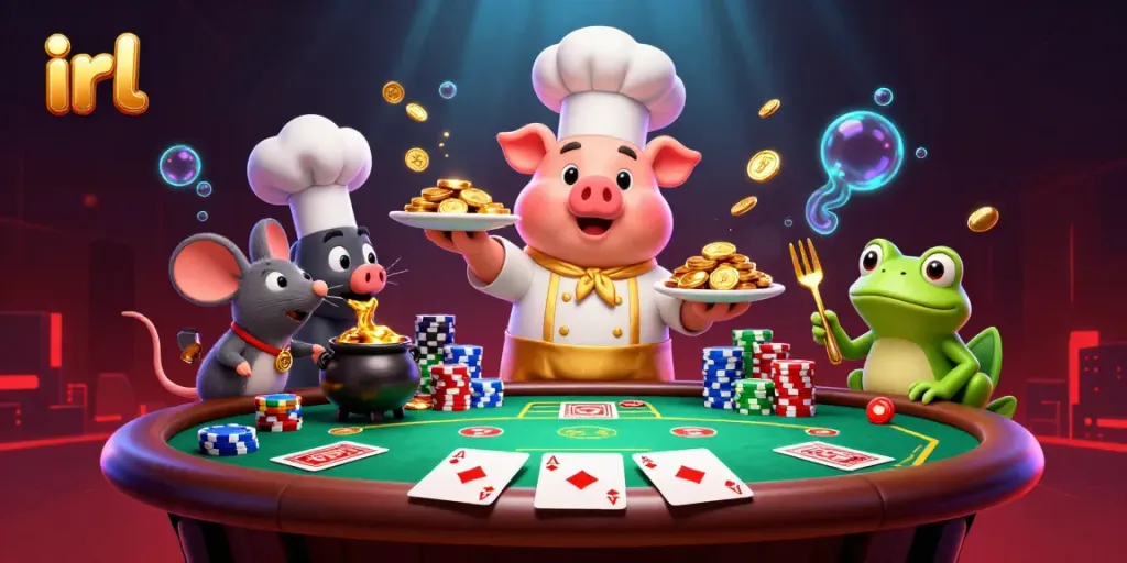 Experience the excitement at irl's dynamic casino, featuring animated characters and rich gameplay elements.