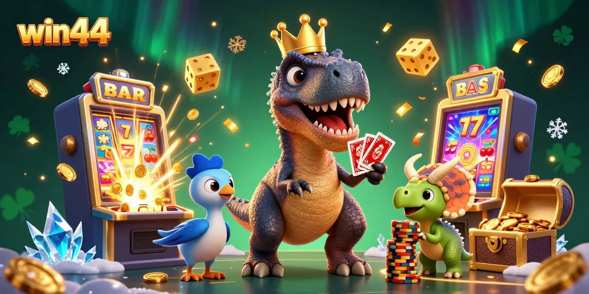 Experience thrilling gaming at win44 with colorful characters, vibrant slots, and excitement.